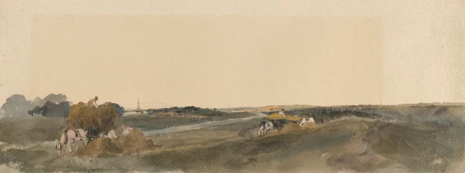 Fenaison sur les rives d