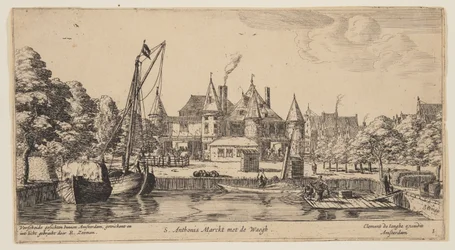 S. Anthonis Marckt met de Waegh, extrait de Vues d