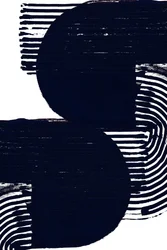 Formes noires abstraites