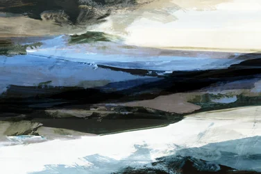 Paysage aquatique abstrait