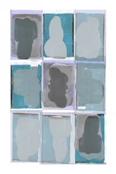 Grille de couleurs abstraite