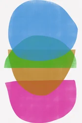 Pile de couleurs abstraite