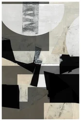 Collage géométrique abstrait