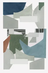 Collage géométrique abstrait