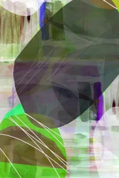 Formes abstraites vertes 1