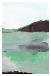 Paysage brumeux (abstrait)