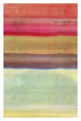 Paysage abstrait au coucher du soleil