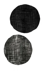 Cercle abstrait texturé