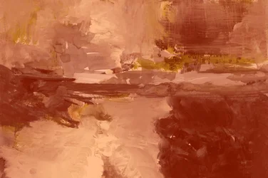Paysage abstrait et chaleureux