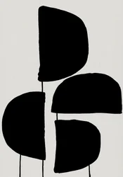 Formes organiques noires