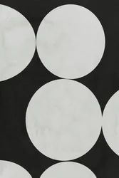 Audacieux cercles noirs et blancs