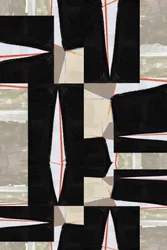 Abstrait géométrique audacieux