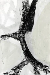 Abstrait monochrome audacieux