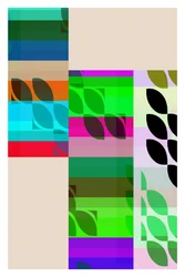Formes géométriques colorées
