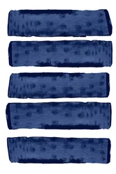 Coups de pinceau bleu foncé