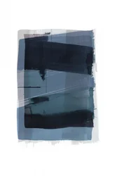 Abstraction bleu profond