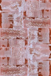 Patchwork géométrique vieilli