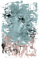Abstrait bleu sarcelle délavé