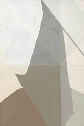 Formes abstraites aux tons terreux