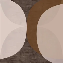Formes abstraites aux tons terreux