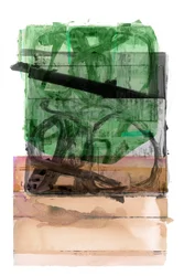 Nuances de vert terreux
