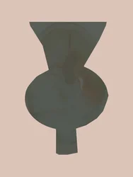 Vase abstrait élégant