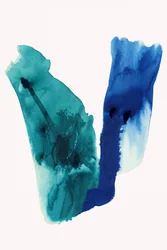 Abstrait bleu-vert fluide