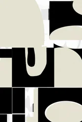 Abstrait géométrique fluide