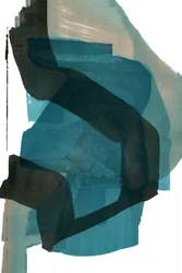 Abstrait bleu sarcelle fluide