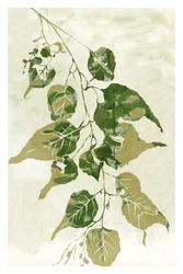 Feuilles vertes fraîches