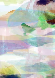 Une douce vague de couleurs pastel