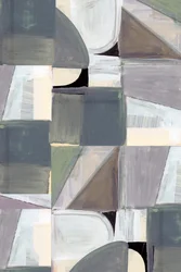 Patchwork géométrique abstrait