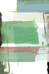 Blocs abstraits verts