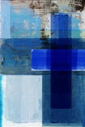 Abstrait bleu indigo