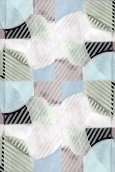 Formes pastel entrelacées