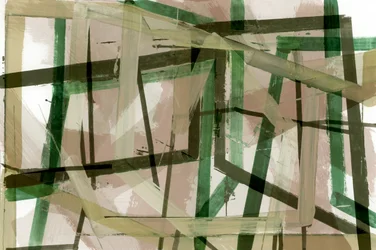 Abstrait géométrique en superposition