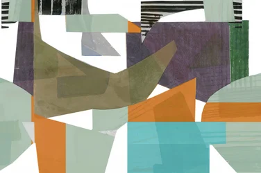 Collage géométrique en superposition