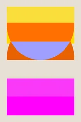 Couleurs géométriques superposées