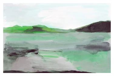 Les eaux des montagnes brumeuses