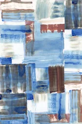Blocs bleus modernes