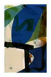 Formes modernes bleu-vert