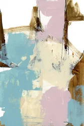 Abstrait moderne « Blush Gold »