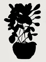 Silhouette botanique moderne