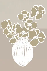 Vase floral moderne