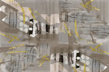 Abstrait moderne en or