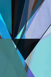 Géométrie moderne bleu sarcelle