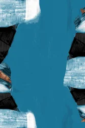 Formes modernes bleu sarcelle