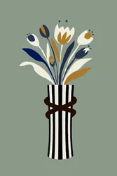 Bouquet de tulipes moderne