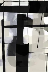 Formes abstraites monochromes