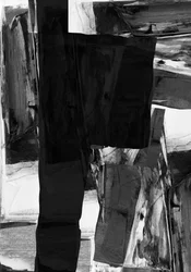 Couches abstraites monochromes